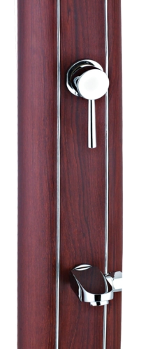 Okragly prysznic solarny aluminium 32l - DSALR32W