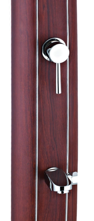 Okragly prysznic solarny aluminium 32l - DSALR32W