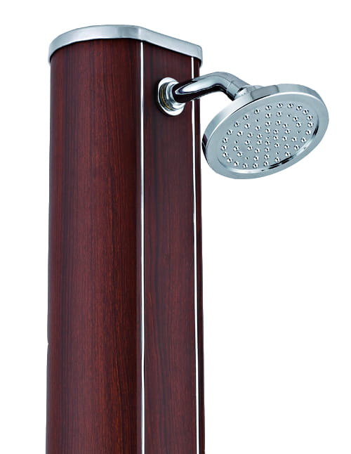 Okragly prysznic solarny aluminium 32l - DSALR32W