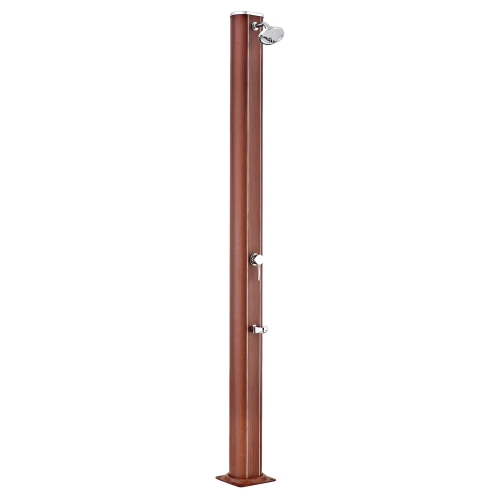 Okragly prysznic solarny aluminium 32l - DSALR32W