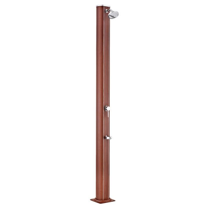 Okragly prysznic solarny aluminium 32l - DSALR32W