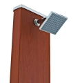 Ogrodowy prysznic solarny aluminium 32l - DSALC32W