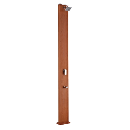 Ogrodowy prysznic solarny aluminium 32l - DSALC32W