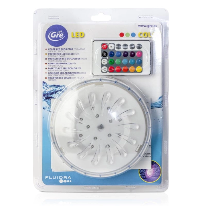 Oswietlenie LED do basenow kolorowe GRE PLED1C