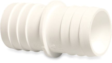 Łącznik do węża ABS 32 mm podłączenie węża 10bar biały 0149682
