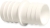 Łącznik do węża ABS 32 mm podłączenie węża 10bar biały 0149682
