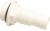 Tulejka do węża przejściowa ABS 1 1/2" x 32-38 mm GZ x podłączenie węża 10bar biały 0100480