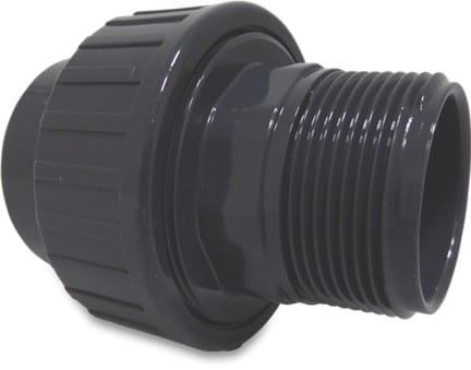 Profec Śrubunek przejściowy PVC-U 50mm x 2" KW x GZ 10 bar 0100364
