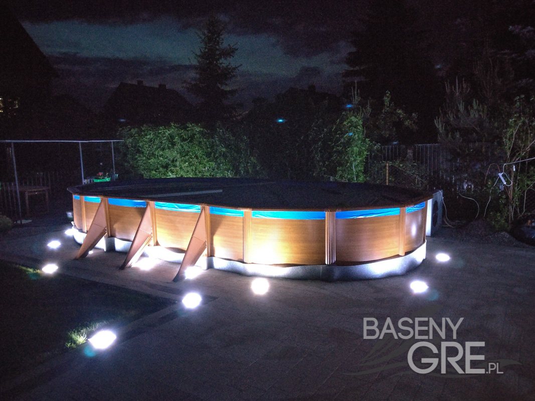 Basen stalowy Pacific KIT730W